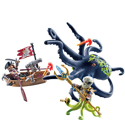 Playmobil Pirates - Kamp Mod Kæmpeblæksprutten - 71419 - 44 Dele