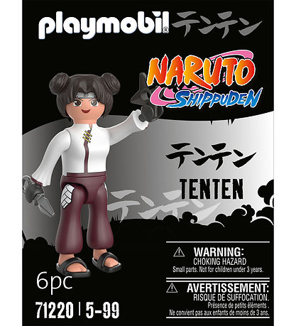 Playmobil Naruto - Tenten - 71220 - 6 Dele Playmobil Naruto - Tenten - 71220 - 6 Dele