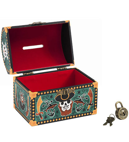 Djeco Sparebøsse - 10x12 cm - Pirater Djeco Sparebøsse - 10x12 cm - Pirater