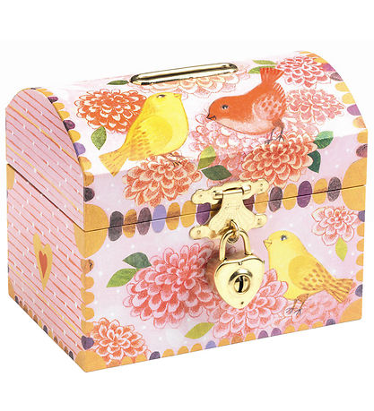 Djeco Sparebøsse - 10x12 cm - Fugle Djeco Sparebøsse - 10x12 cm - Fugle