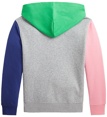Polo Ralph Lauren Hættetrøje - Gråmeleret m. Bamse
