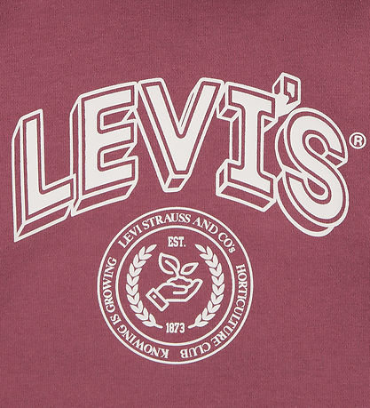Levis Hættetrøje - Stripe on Sleeve - Roan Rouge Levis Hættetrøje - Stripe on Sleeve - Roan Rouge