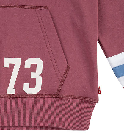 Levis Hættetrøje - Stripe on Sleeve - Roan Rouge Levis Hættetrøje - Stripe on Sleeve - Roan Rouge