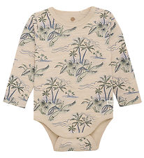 En Fant Body l/æ - Slub - Cement m. Print En Fant Body l/æ - Slub - Cement m. Print