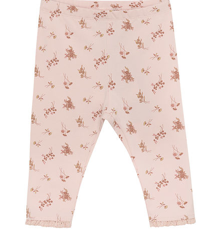 En Fant Leggings - AOP - Peach Whip m. Blomster En Fant Leggings - AOP - Peach Whip m. Blomster