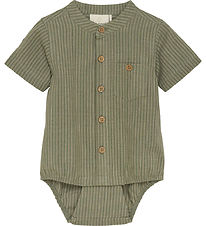 En Fant Body m. T-shirt k/æ - Stribet - Sea Spray m. Striber En Fant Body m. T-shirt k/æ - Stribet - Sea Spray m. Striber