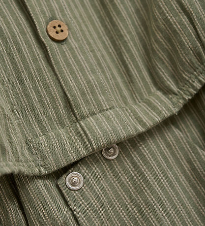 En Fant Body m. T-shirt k/æ - Stribet - Sea Spray m. Striber