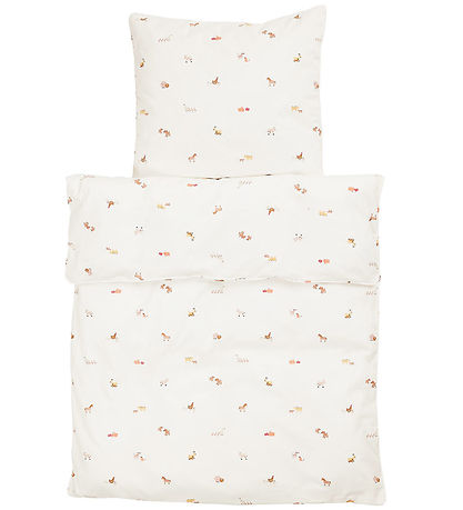 Smallstuff Sengetøj - Baby - Farm Living - Peach Smallstuff Sengetøj - Baby - Farm Living - Peach