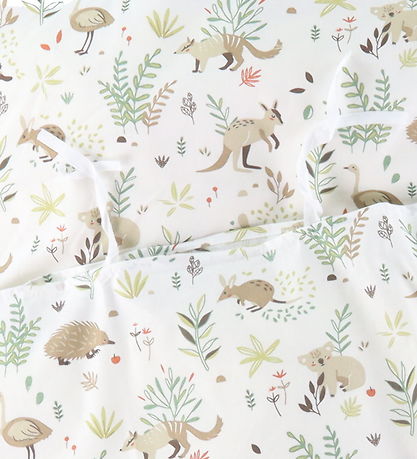 Nørgaard Madsens Sengetøj - Voksen - Hvid m. Dyr