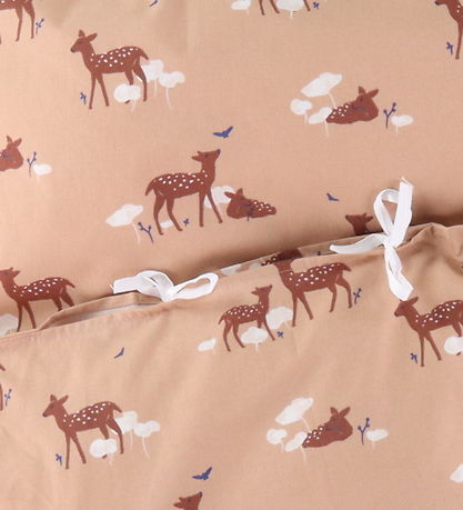 Nørgaard Madsens Sengetøj - Voksen - Rosa m. Bambi