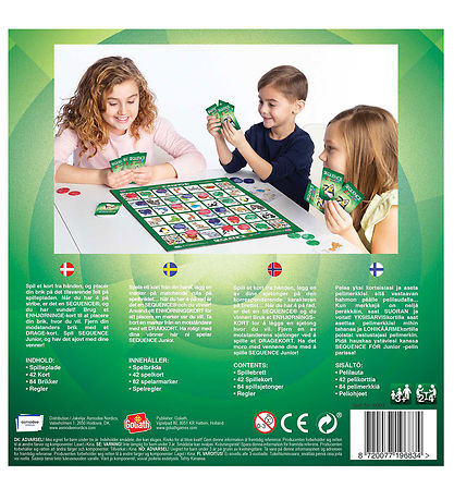 Asmodee - Sequence Brætspil - Junior Nordic
