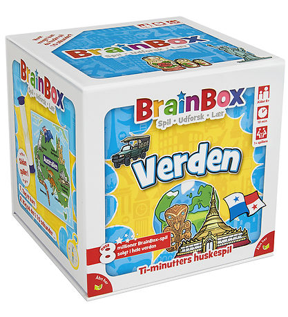 Asmodee - Brainbox Huskespil - Verden Asmodee - Brainbox Huskespil - Verden