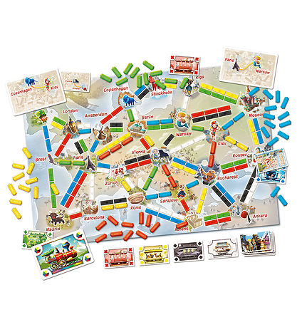 Asmodee - Ticket To Ride Brætspil - First Journey - Nordic