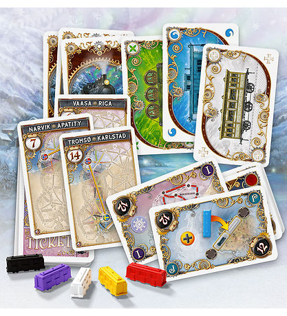 Asmodee - Ticket To Ride Brætspil - Northern Lights - Nordic