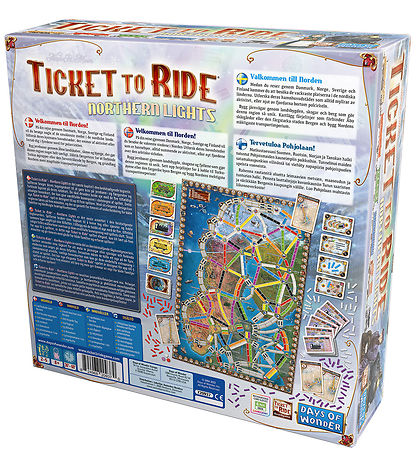 Asmodee - Ticket To Ride Brætspil - Northern Lights - Nordic
