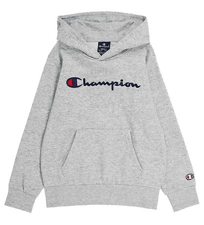 Champion Hættetrøje - New Oxford Grey Melange Champion Hættetrøje - New Oxford Grey Melange
