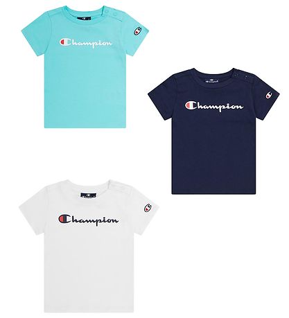 Champion T-shirt - 3-pak - White A Champion T-shirt - 3-pak - White A