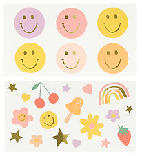 Meri Meri Tatoveringer - Happy Faces Meri Meri Tatoveringer - Happy Faces