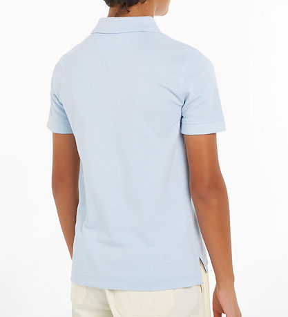 Tommy Hilfiger Polo - Flag - Breezy Blue Tommy Hilfiger Polo - Flag - Breezy Blue