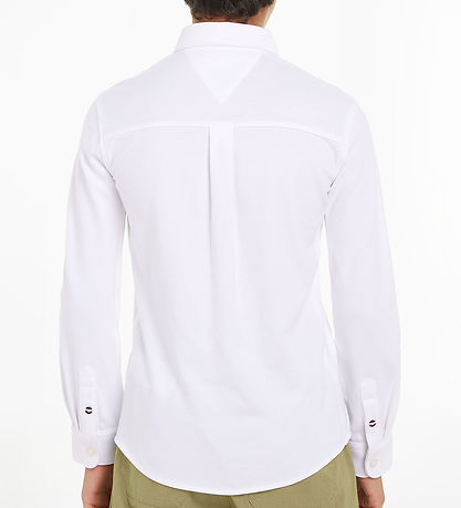 Tommy Hilfiger Skjorte - Monogram Stretch - Hvid