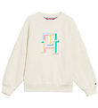 Tommy Hilfiger Sweatshirt - Multi Color Monogram - Calico Heathe Tommy Hilfiger Sweatshirt - Multi Color Monogram - Calico Heathe