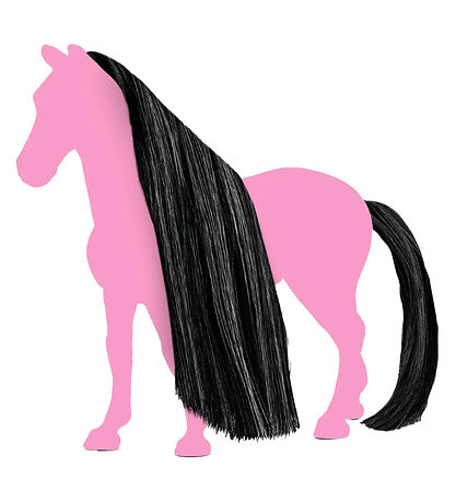 Schleich Horse Club - Hår Beauty Horses Sort - 42649 Schleich Horse Club - Hår Beauty Horses Sort - 42649