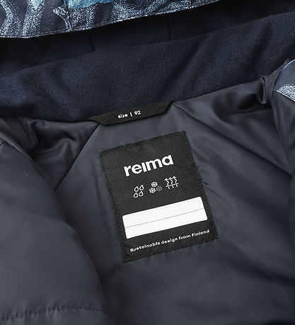 Reima Flyverdragt - Puhuri - Navy m. Print Reima Flyverdragt - Puhuri - Navy m. Print