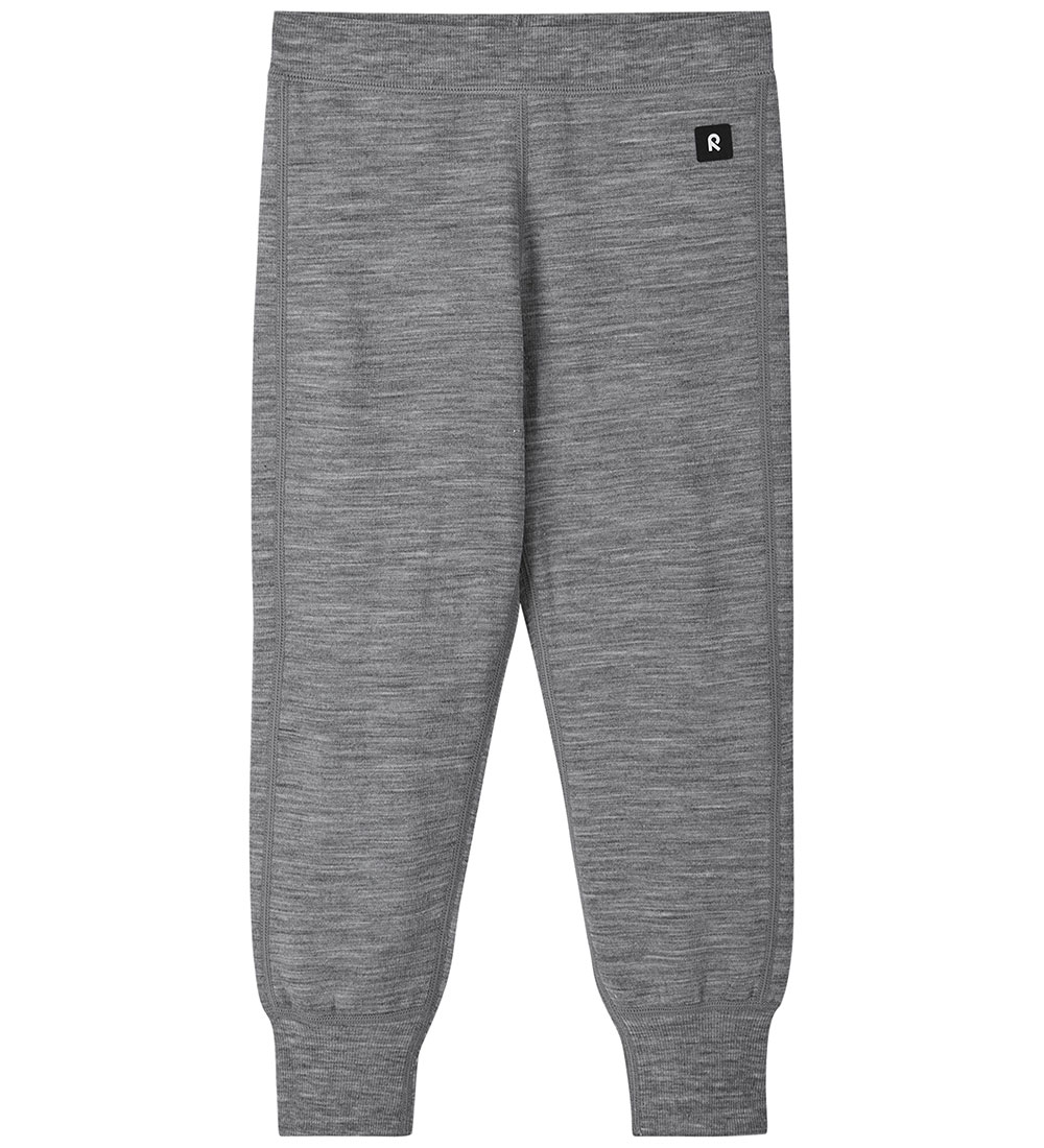 Reima Broek - Wol - Misam - Melange Grey - Reima - 7 jaar (122) - Broeken - Wol