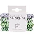 Kknekki Hårelastikker - 4-pak - Grøn/Blå Kknekki Hårelastikker - 4-pak - Grøn/Blå