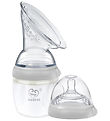Haakaa Brystpumpe m. Flaskesut - 160 ml - Grå Haakaa Brystpumpe m. Flaskesut - 160 ml - Grå