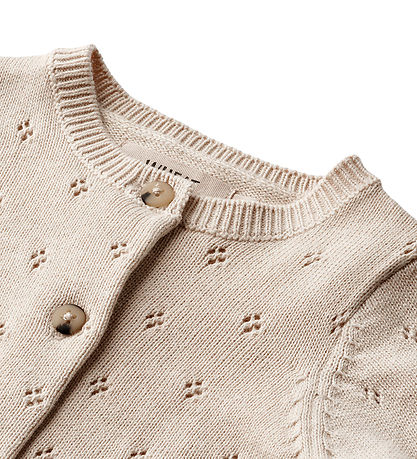 Wheat Cardigan - Strik - Maia - Sandshell Wheat Cardigan - Strik - Maia - Sandshell