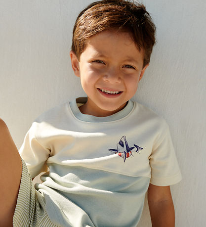 Wheat T-shirt - Oliver - Sea Mist Wheat T-shirt - Oliver - Sea Mist