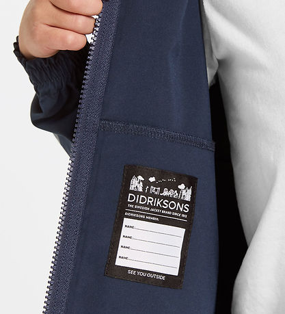 Didriksons Sommerjakke - Hallon - Navy Didriksons Sommerjakke - Hallon - Navy