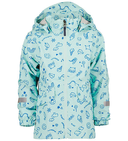 Didriksons Sommerjakke - Norma - Doodle Pale Mint Didriksons Sommerjakke - Norma - Doodle Pale Mint