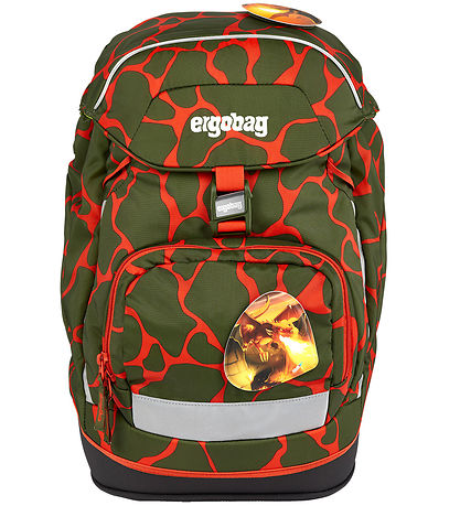 Ergobag Skoletaske - Prime - Fire DragonBear Ergobag Skoletaske - Prime - Fire DragonBear