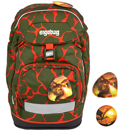 Ergobag Skoletaske - Prime - Fire DragonBear Ergobag Skoletaske - Prime - Fire DragonBear