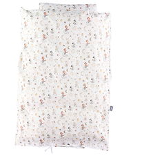 Nørgaard Madsens Sengetøj - Baby - Hvid m. Dyr/Måner/Stjerner Nørgaard Madsens Sengetøj - Baby - Hvid m. Dyr/Måner/Stjerner