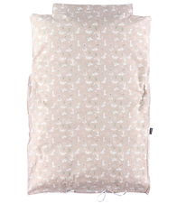 Nørgaard Madsens Sengetøj - Baby - Rosa m. Hvide Kaniner Nørgaard Madsens Sengetøj - Baby - Rosa m. Hvide Kaniner