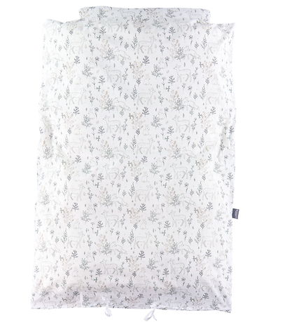 Nørgaard Madsens Sengetøj  - Voksen - Hvid m. Ræv/Bambi/Kanin Nørgaard Madsens Sengetøj  - Voksen - Hvid m. Ræv/Bambi/Kanin