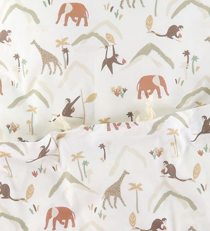 Nørgaard Madsens Sengetøj - Voksen - Hvid m. Dyr Nørgaard Madsens Sengetøj - Voksen - Hvid m. Dyr