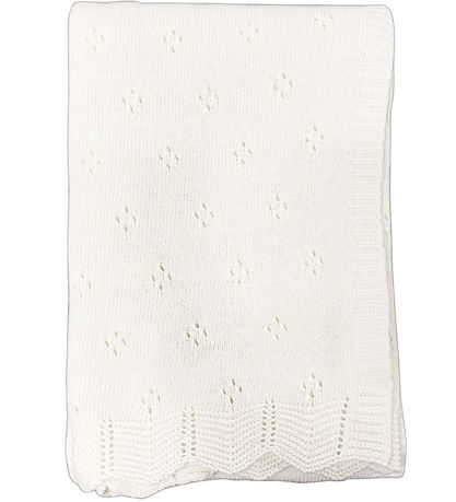 Nørgaard Madsens Plaid - 75x100 cm - Uld/Polyamid - Hvid Nørgaard Madsens Plaid - 75x100 cm - Uld/Polyamid - Hvid