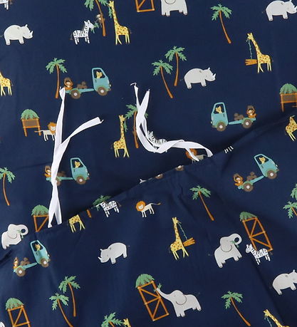 Nørgaard Madsens Bedding - Baby - Navy w. Safari Animal