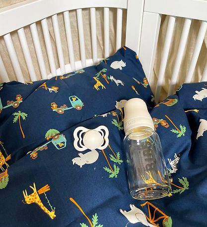 Nørgaard Madsens Bedding - Baby - Navy w. Safari Animal