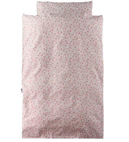 Nørgaard Madsens Bettwäsche - Baby - Weiß m. Kleine Blumen Nørgaard Madsens Bettwäsche - Baby - Weiß m. Kleine Blumen