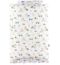 Nørgaard Madsens Sengetøj - Junior - Hvid m. Safaridyr Nørgaard Madsens Sengetøj - Junior - Hvid m. Safaridyr