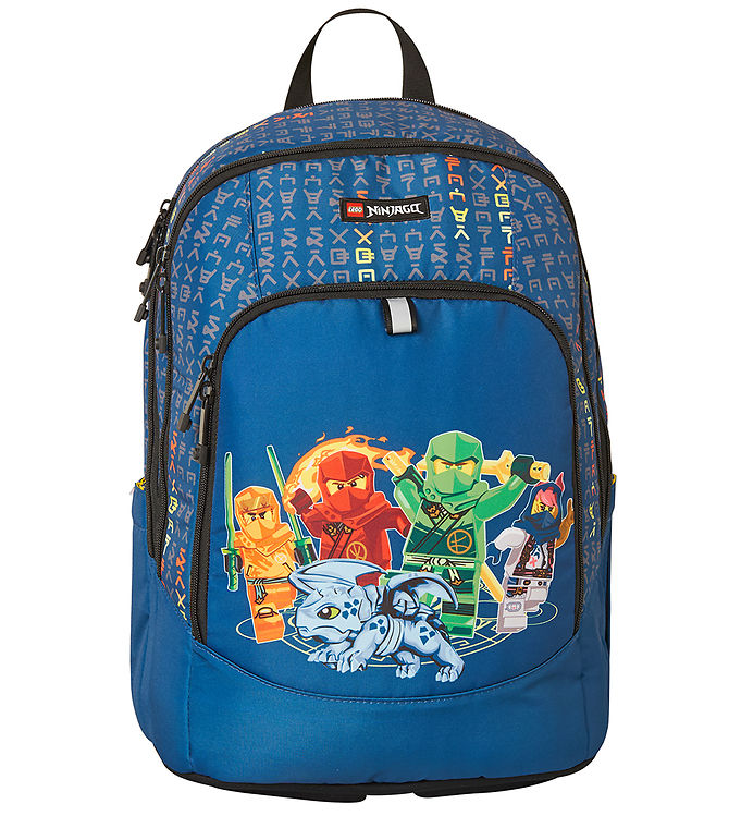 LEGO ® Ninjago Skoletaske - Blå m. Print
