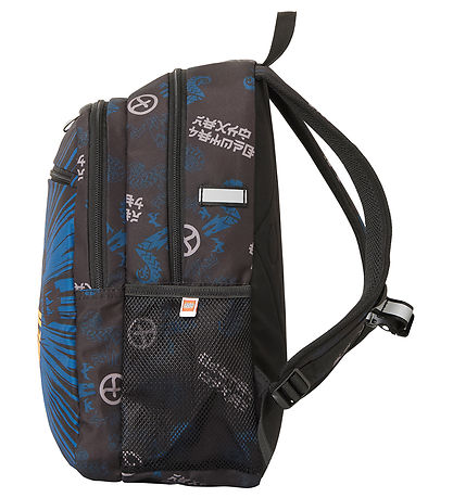 LEGO® Ninjago Rygsæk - Blå/Sort m. Print LEGO® Ninjago Rygsæk - Blå/Sort m. Print