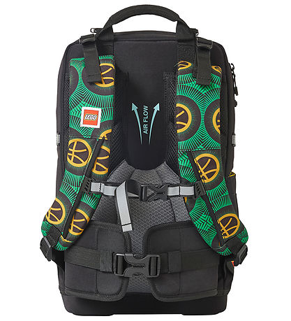 LEGO® Ninjago Skoletaske m. Gymnastiktaske - Optimo - Sort/Grøn LEGO® Ninjago Skoletaske m. Gymnastiktaske - Optimo - Sort/Grøn