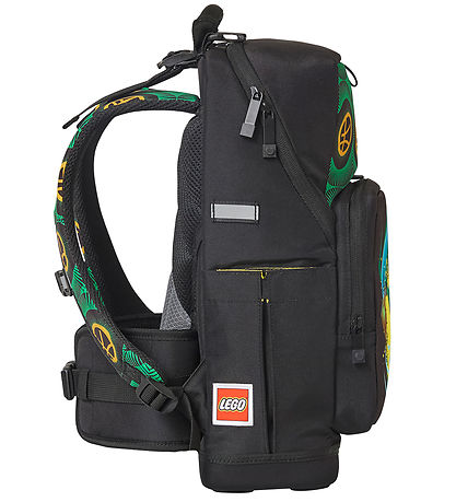 LEGO® Ninjago Skoletaske m. Gymnastiktaske - Optimo - Sort/Grøn LEGO® Ninjago Skoletaske m. Gymnastiktaske - Optimo - Sort/Grøn
