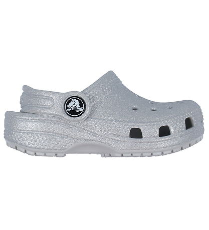 Crocs Sandals - Classic Glitter Clog T - Silver Glitter